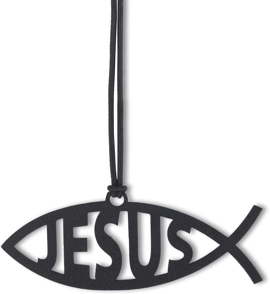 19 Acrylic JESUS Car Hanging Accessories Mandhir/Car Dashboard