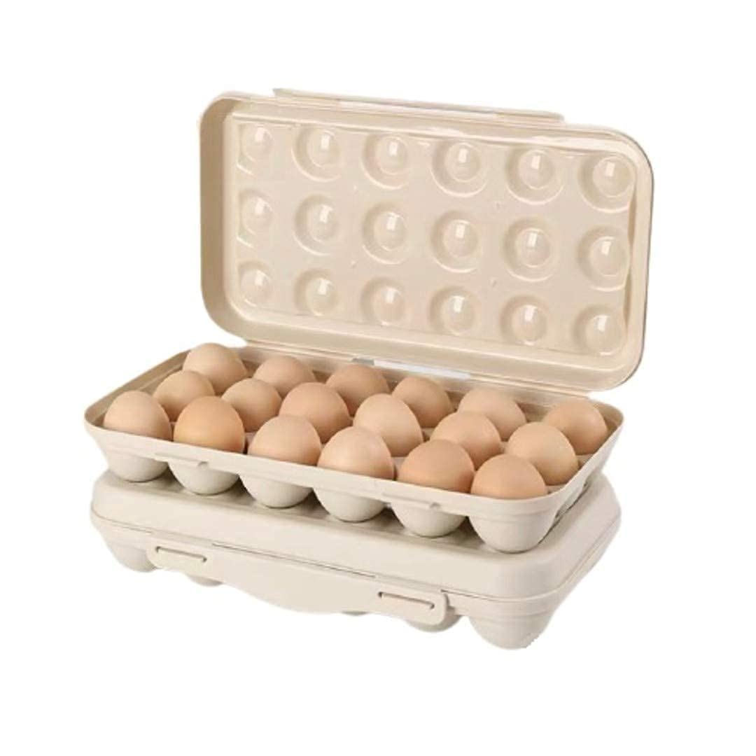 24 Grid Egg Storage Box Egg Refrigerator Storage Tray