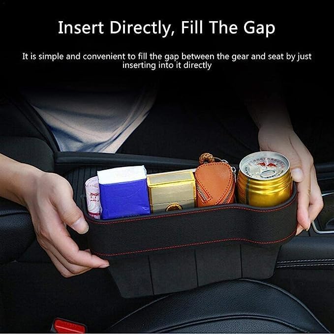 CAR SEAT GAP STORAGE FILLER