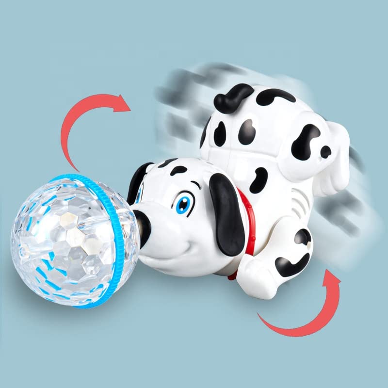 Dancing Dog with Music, Flashing Lights - Sound & Light Toys for Small Babies
