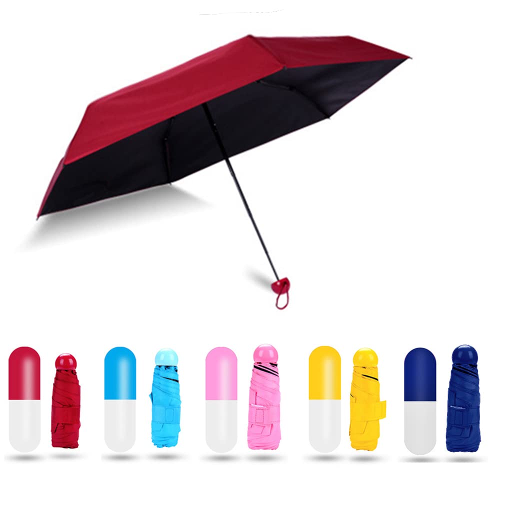 Mini Compact Umbrella Windproof Travel