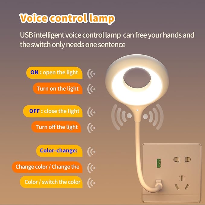 USB Intelligent Voice Control Lamp