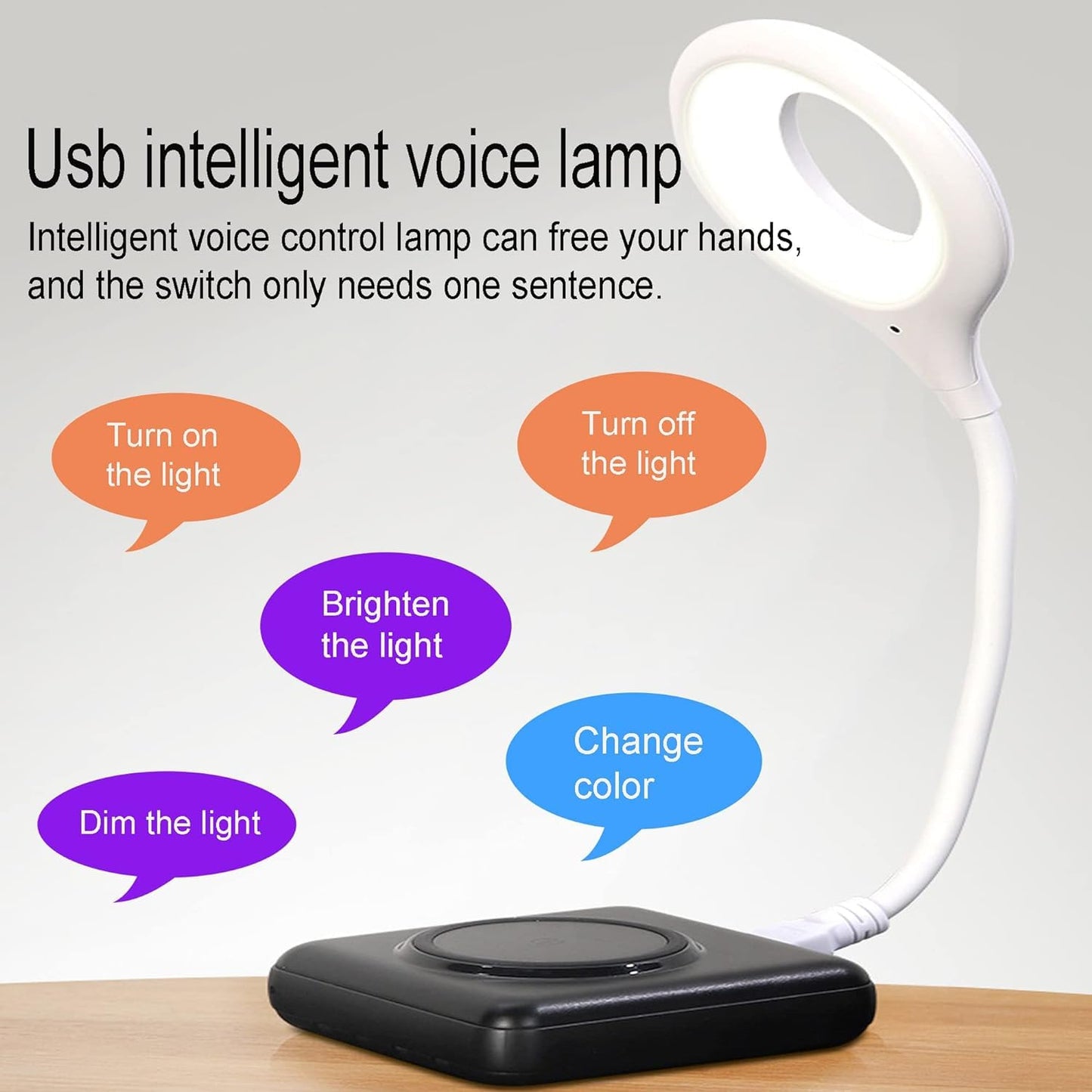 USB Intelligent Voice Control Lamp