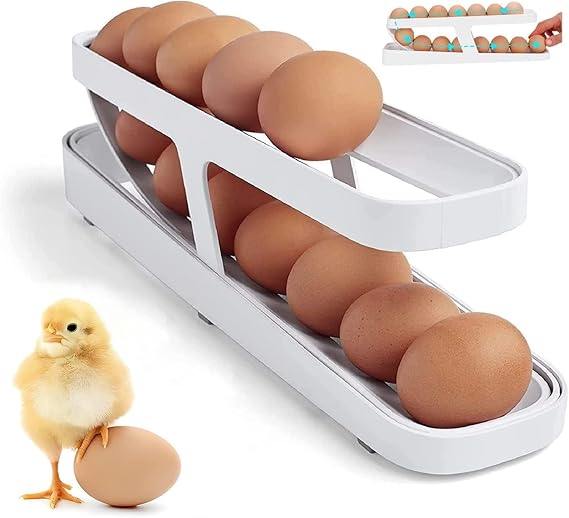 24 Grid Egg Storage Box Egg Refrigerator Storage Tray