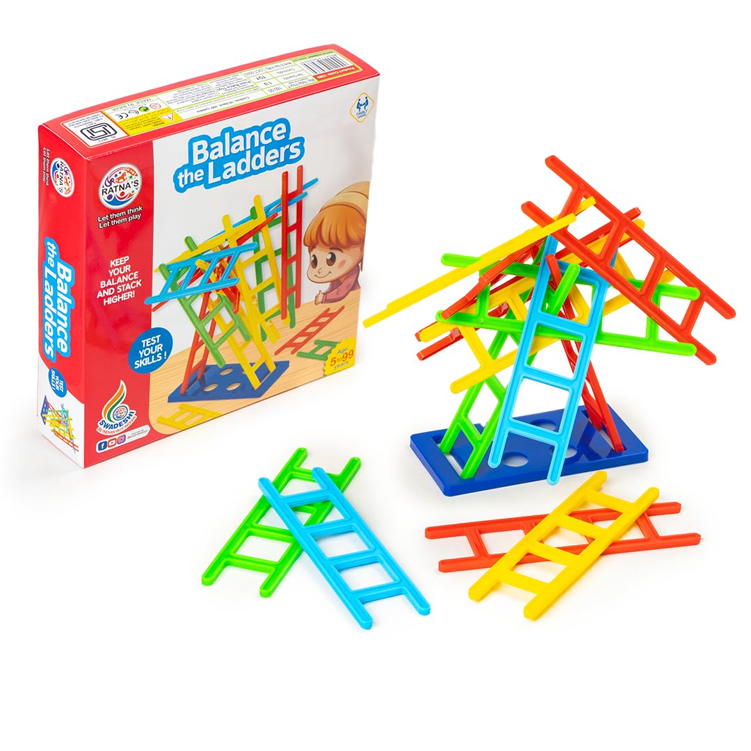 Balance The Ladders Stacking & Balancing Skill Game for Family & Kids 5+ Years