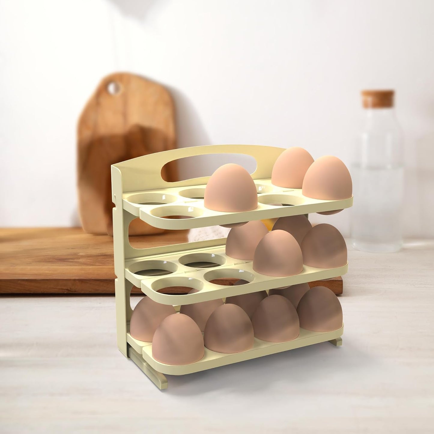 24 Grid Egg Storage Box Egg Refrigerator Storage Tray