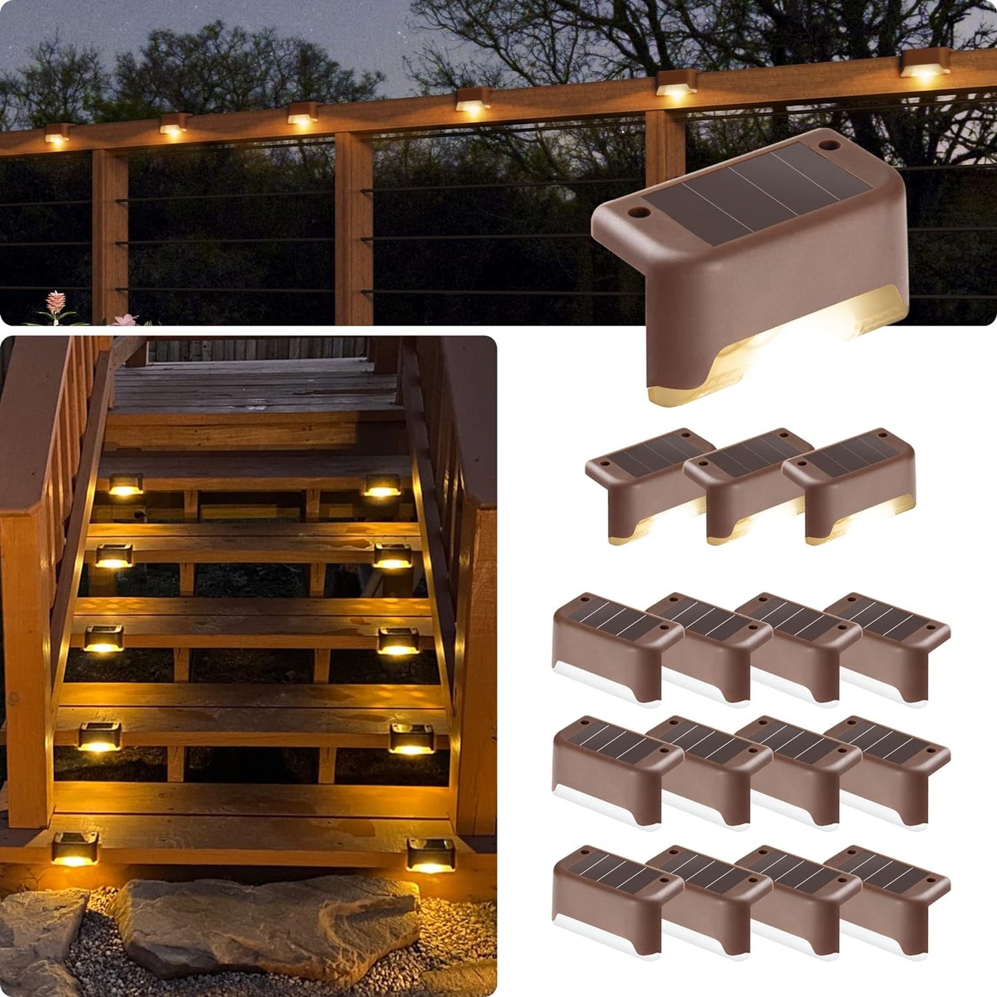 Solar Boundary Lights | Stair Deck Solar Light