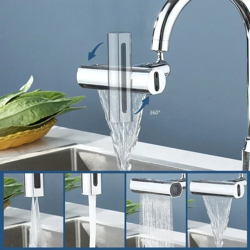 Waterfall Kitchen Movable Faucet Head