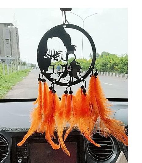 10 Acrylic Hanuman Car Hanging Accessories Mandhir/Car Dashboard