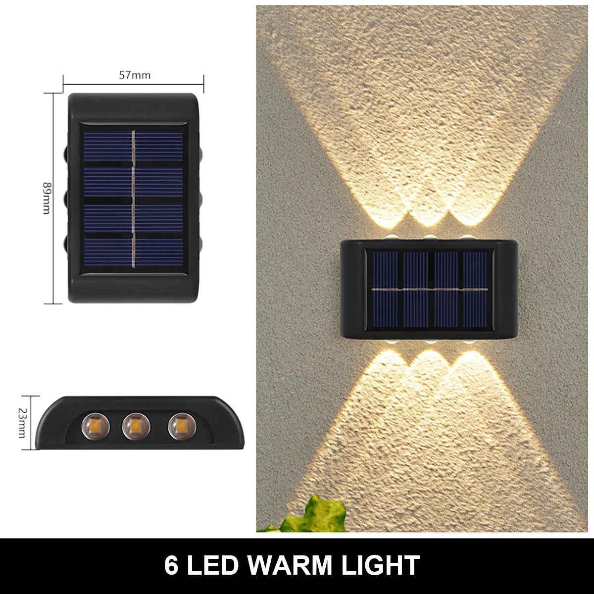 Babiva Solar Outdoor Wall Light