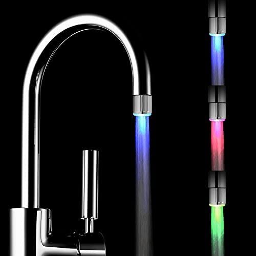 BaBiva 3 Colors Change Kitchen Water Tap Faucet