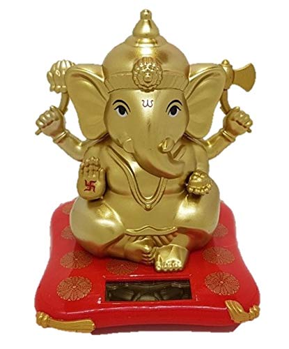 Babiva™️ Solar Ganesha Statue for Car, Home and Office