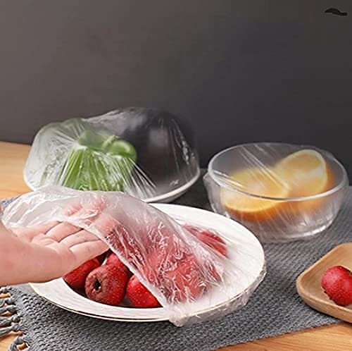 BaBiva™️ Reusable Elastic Food Storage Plastic Covers (Pack of 100)