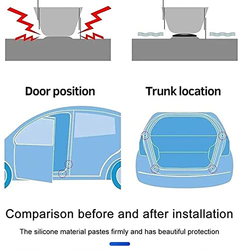 CumyShop  Car Door Shock Absorber Car Door Protector SET OF 10 PCS