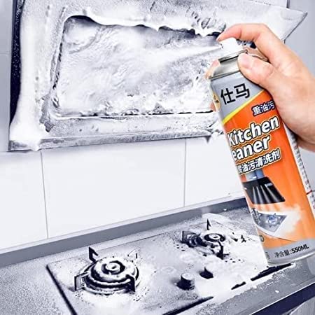 BaBiva Multi-Purpose Foam Kitchen Cleaner Spray Grease Stain Remover 500 ML