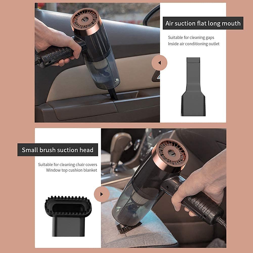 BaBiva ™️  Portable and High Power Plastic 12V Car Vacuum Cleaner