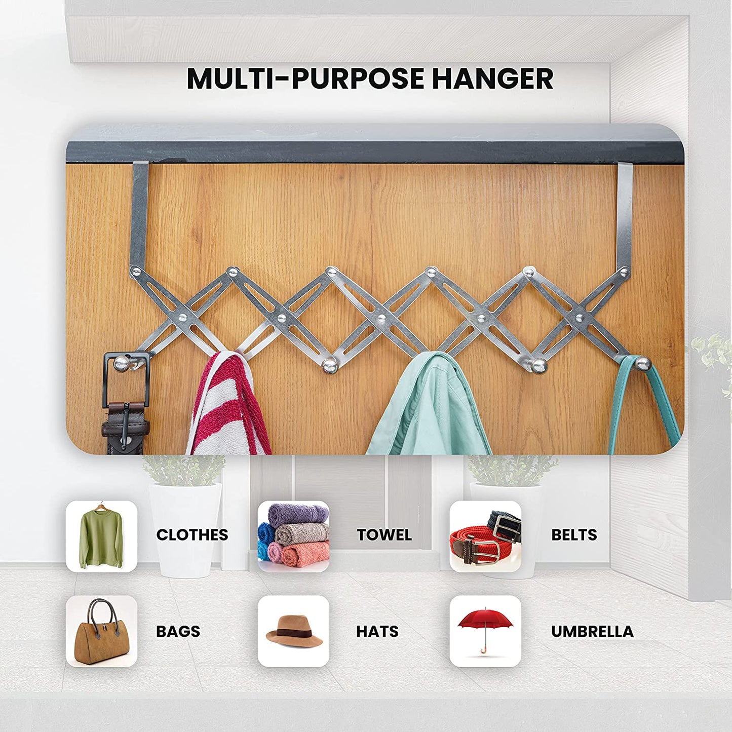 Adjustable Multi-Purpose Door Hanger