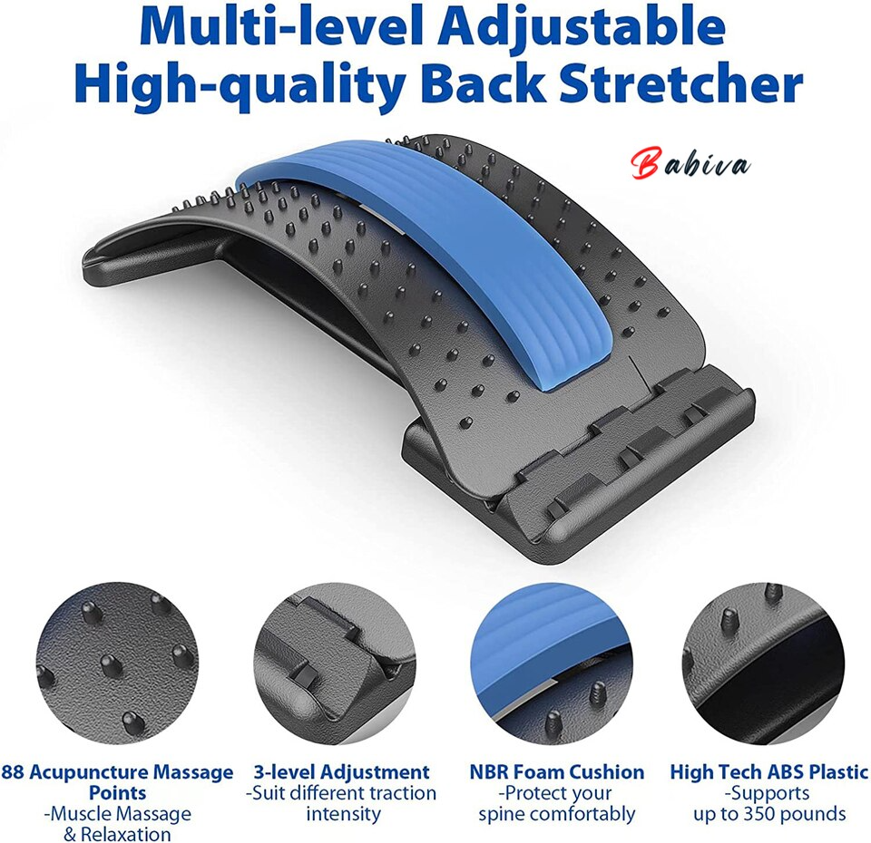 Multi-Level Adjustable Back Stretcher